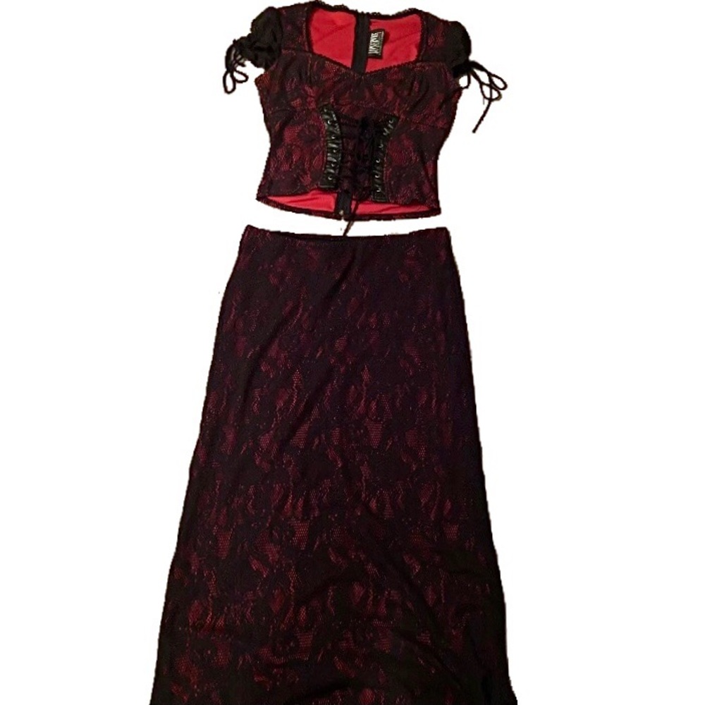 Lip Service SUPER RARE Corset & Skirt Set